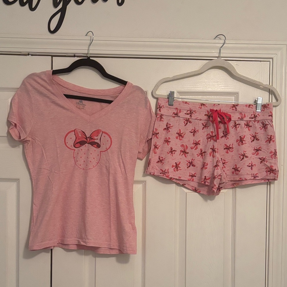 Disney Pink Minnie Mouse Pajama Set